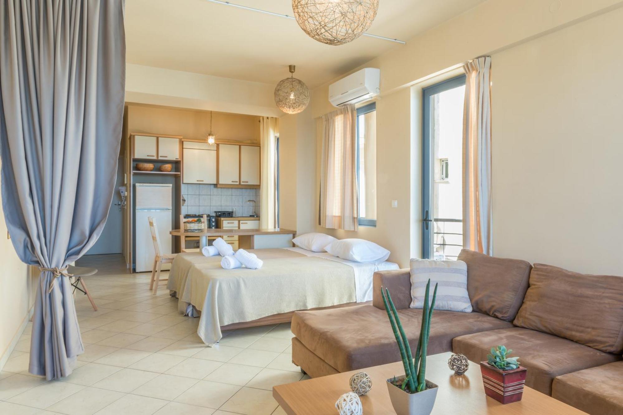 Nais Apartments & Studios Hriszí Aktí Haniá Kültér fotó
